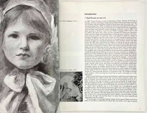 Dod Procter. Rare and out of Print. Exhibition catalogue The Laing Art Gallery, Newcastle upon Tyne.