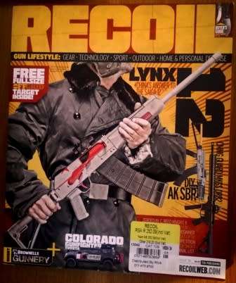Recoil Issue 36. Gun Lifestyle. Gear. Technology. Sport. Outdoor. Free Fullsize FF Grid Target.