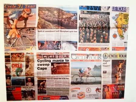 The Big Ride by Andrew Drysdale tells it all. Cape Argus Cycle Tour. 1998.