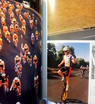 The Big Ride by Andrew Drysdale tells it all. Cape Argus Cycle Tour. 1998.
