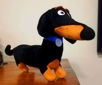 TY Beanie. Buddy the Dachshund, Weenie Soft Toy. Secret Life of Pets. 30cm.