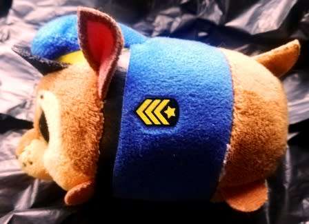 TY Beanie Boos Teeny TYs. Chase Paw Patrol.  Plush Stackable Police Stuffed Animal Toy. 10cm.