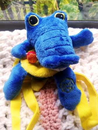 Cool Friends Chupa Chups Lollipop Crocodile Bag/Backpack for Toddlers. 30cm.