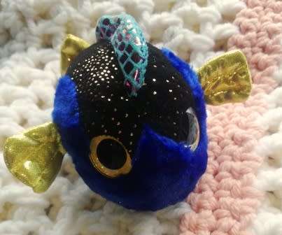 Yoohoo And Friends. Tangee the Blue Tang YooHoo & Friends Sealife Fish. 18cm.