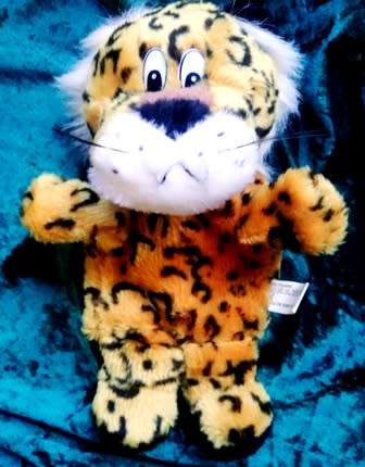 Kenny the Leopard Hand Puppet. 28cm.