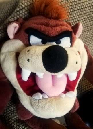 Looney Tunes - Taz Tasmanian Devil - Plush Toy!  28cm.