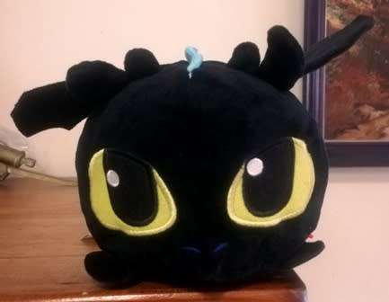 DreamWorks Heroes. Night Fury Toothless Big Head Plush Toy. Awesome!