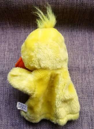 Dinky the Duck Hand Puppet. 25cm.