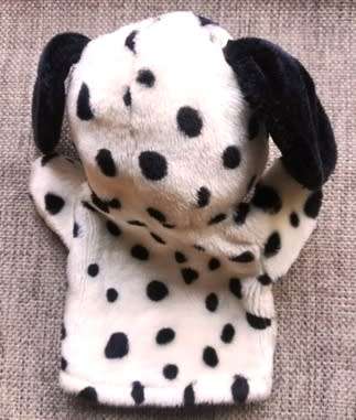Spotty the Dalmatian Doggie Hand Puppet. 24cm.