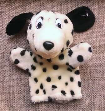 Spotty the Dalmatian Doggie Hand Puppet. 24cm.