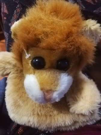 Leo the Lion Hand Puppet. 22cm.