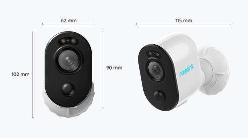 Instacam Reolink Argus 3 Pro 2K 4MP AI  Spotlight Camera & Solar Panel Combo