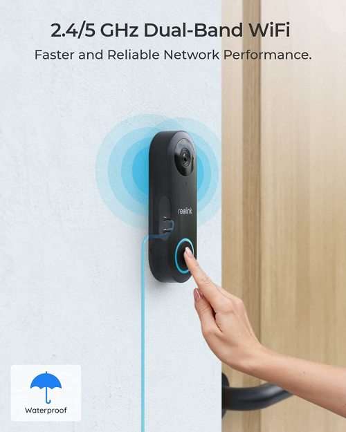 Instacam Reolink Video Doorbell WiFi With Chime