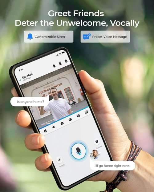 Instacam Reolink Video Doorbell WiFi With Chime