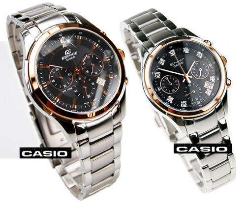 CASIO COUPLE WATCHES OF EF-530PP-1AV/SHN-5003PS-1A