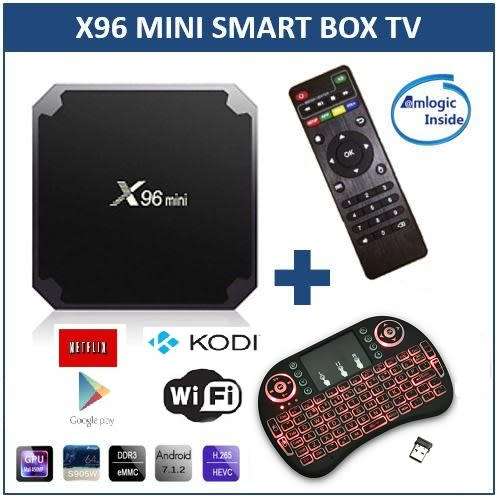 X96 mini Android TV box, WiFi KODI 17.4 Android, LATEST S905 chip with Keyboard remote