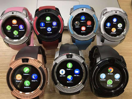 V8 Smart Watch GSM Camera Tf Card Slot Bluetooth Pedometer Sleep monitor