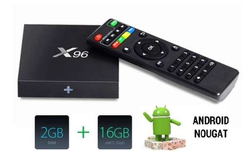 X96 mini Android TV box, WiFi KODI 17.6 Android 7 Nougat 2gig RAM and 16GIG HDD