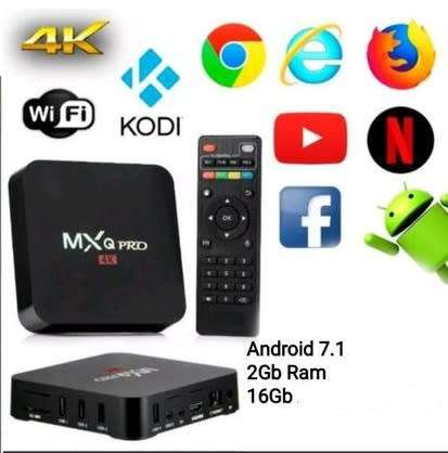 DSTV NOW, MXQ PRO , Ram 2gig and 16gig , Android TV Box , Android 7.1 , KODI 18 ,  SHOWMAX