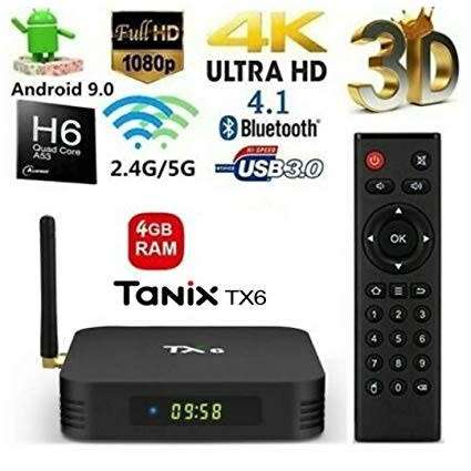 TX6 4gig RAM 32gig ROM, DSTV NOW, NETFLIX, SHOWMAX, 5G WIFI, Android 9.0