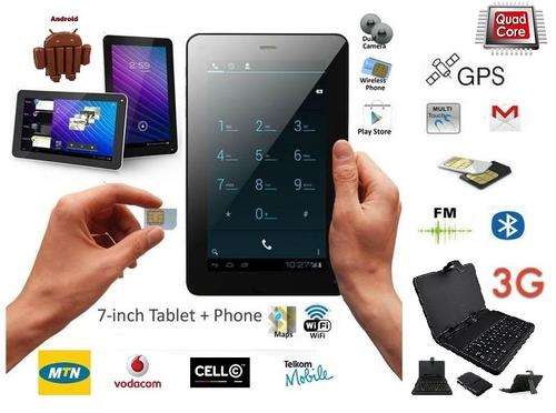 NEW 7 inch tablet 3G or WIFI, Quad core, Android 4.4, 1GB RAM,HD Screen FREE LEATHER KEYBOARD CASE