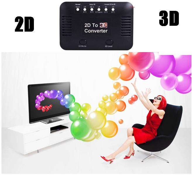Amazing 2D to 3D converter on your 2D HD TV!!! Convert any Movie, Xbox 360, PS3 and PC game to 3D