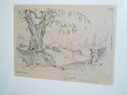 WENNING, PIETER WILLEM FREDERIK (1873 - 1921) Signed, limited Edition ETCHING
