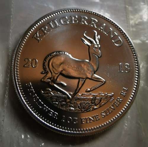 2018 Silver Krugerrand 1Oz Bullion Coins