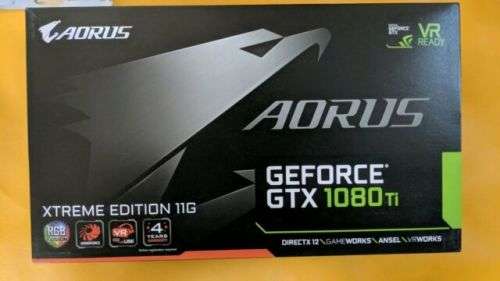 GIGABYTE GV-N108TAORUS X-11GD AORUS GeForce GTX 1080 TI Xtreme Edition 11GB GDDR5X Video Card