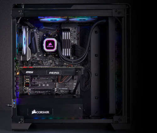 Corsair Hydro Series H150i Pro RGB High Performance Liquid CPU Cooler / 360 mm Radiator / Triple 120