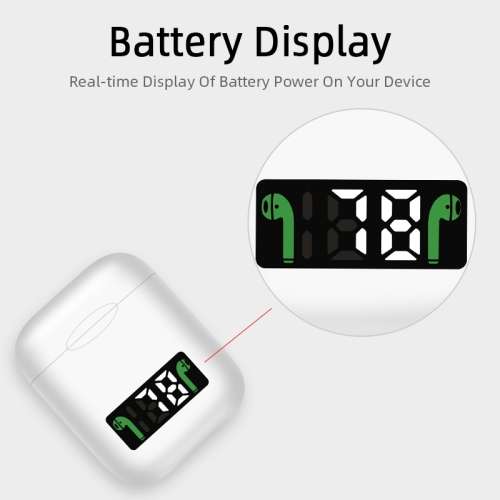 i99 TWS WIRELESS EARPHONES!+WIRELESS CHARGING CASE,BLUETOOTH V5 #CLEARANCE SALE!!(HAS SCREEN)AIRPOD