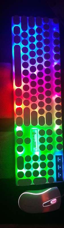 GAMING BACKLIT KEYBOARD&MOUSE KIT#GAMER #PC(SEE DESCRIPTION)