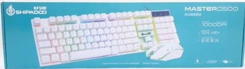 MASTER-D500 KEYBOARD AND MOUSE BACKLIT GAMING/OFFICE KIT#SPECIAL IMPORT(SEE DESCRIPTION)