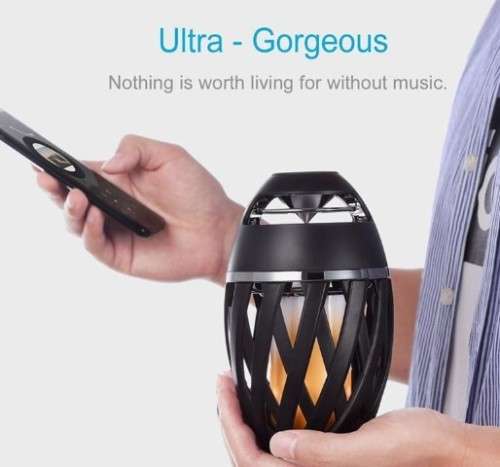 ASTHETIC FLAME BLUETOOTH SPEAKER !!(LED COLOR CHANGING LIGHT)(SEE DESCRIPTION!!)