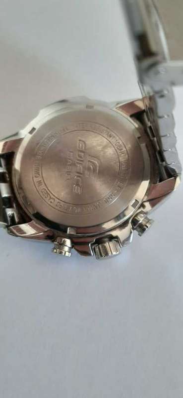 CASIO EDIFICE CHRONOGRAPH MENS WATCH,WR100 (VERY GOOD CONDITION) TACHYMETER