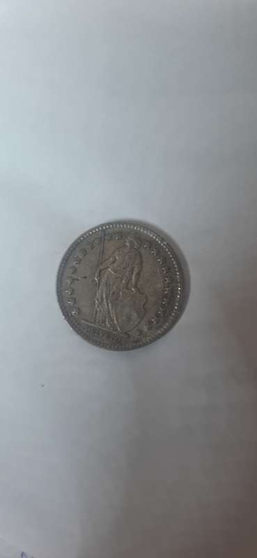 1940 SILVER 1 FRANK COIN (RARE)