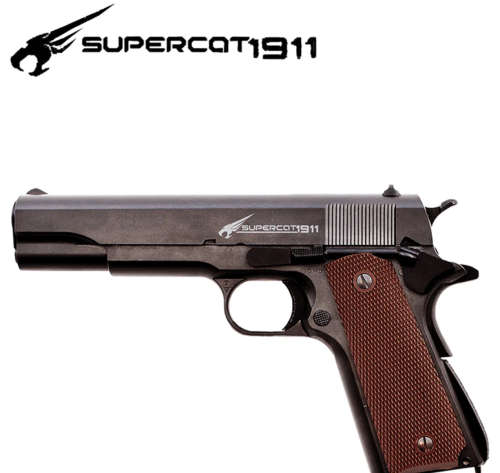 KWC -Supercat 1911 Bundle (Fully Metal co2 semi-auto Blowback pistol) Including bottle of BB and gas