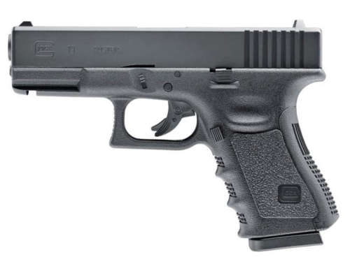 Umarex Glock 19 (LICENSED GLOCK PRODUCT)BLK 4.5mm CO2 PISTOL FM (NON BLOWBACK)