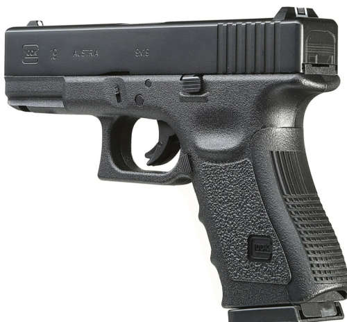 Umarex Glock 19 (LICENSED GLOCK PRODUCT)BLK 4.5mm CO2 PISTOL FM (NON BLOWBACK)