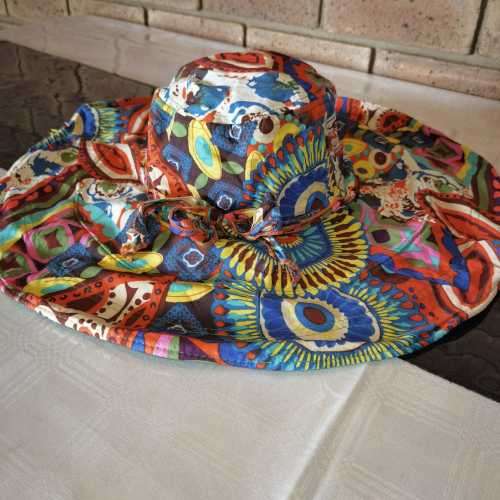 Double Sided Wide Brim Sunhat Dark Green