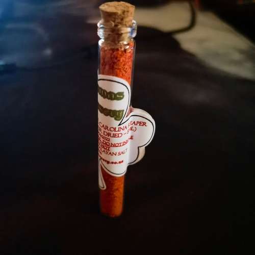 Carolina Reaper Organic Powder - 8ml Glass Vile