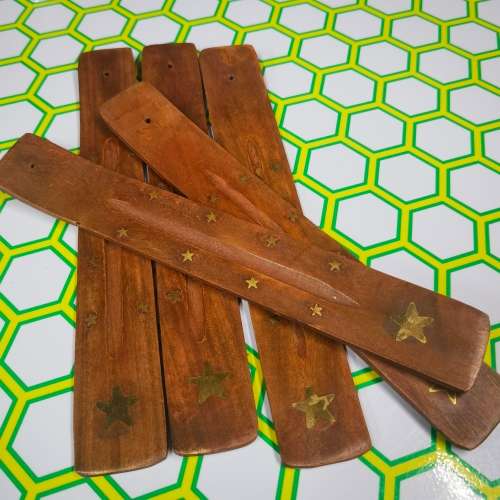 Incense Holder Hand Carved Star