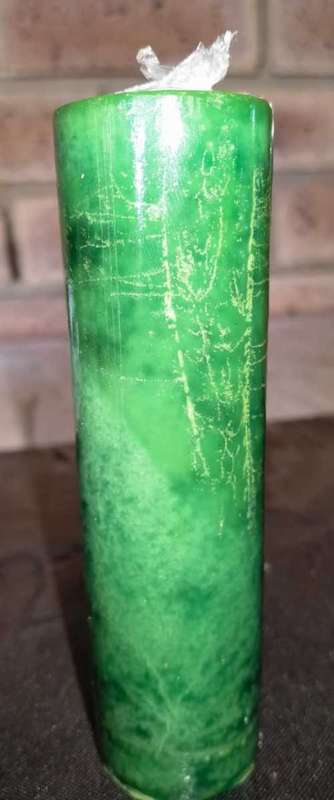 Citronella Candles 14cm Height - Emerald Green