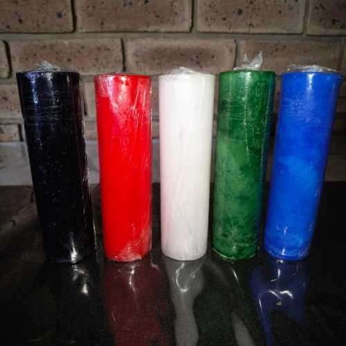 Citronella Candles 14cm Height - Emerald Green