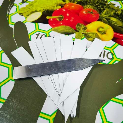 Plant Tags High Duty Re-usable (2,5CM X 16CM x 10 Tags)
