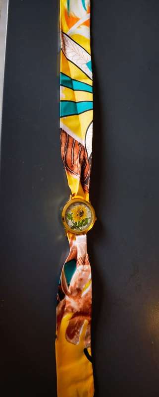 Sunflower Ribbon Tie Watch
