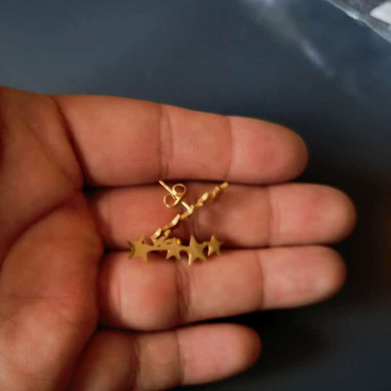 Stars Ear Studs Pair