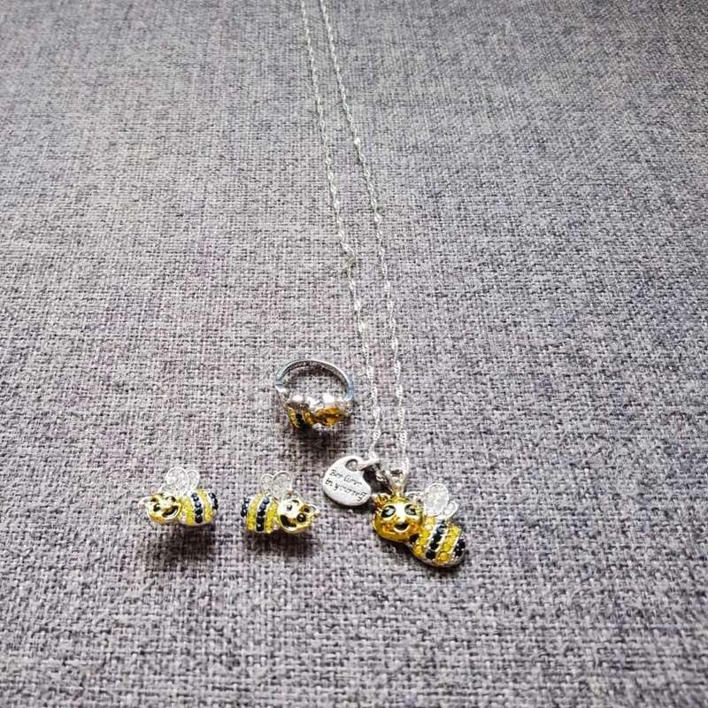 Bee Necklace Set - 4 Piece
