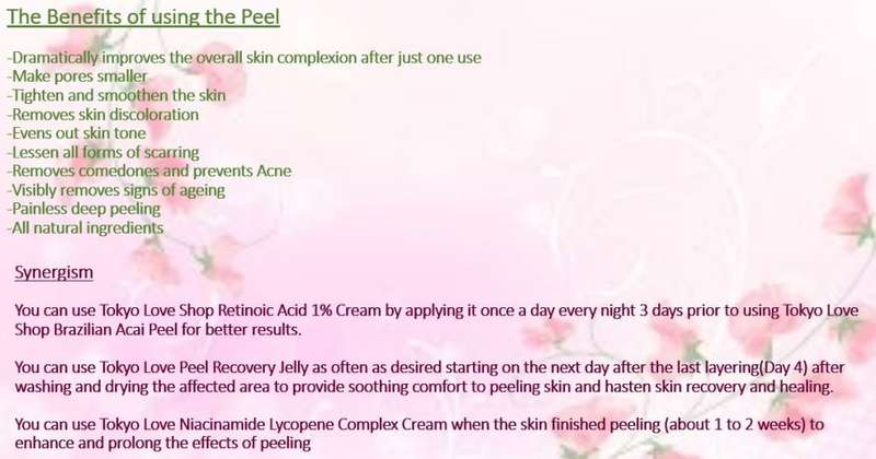 Japanese Blue Peel (Obagi, Zenofusion) - Face and Body