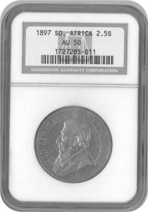 1897 South African 2.5 Shilling